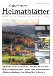 Titelblatt Sunderner Heimatbund 2014